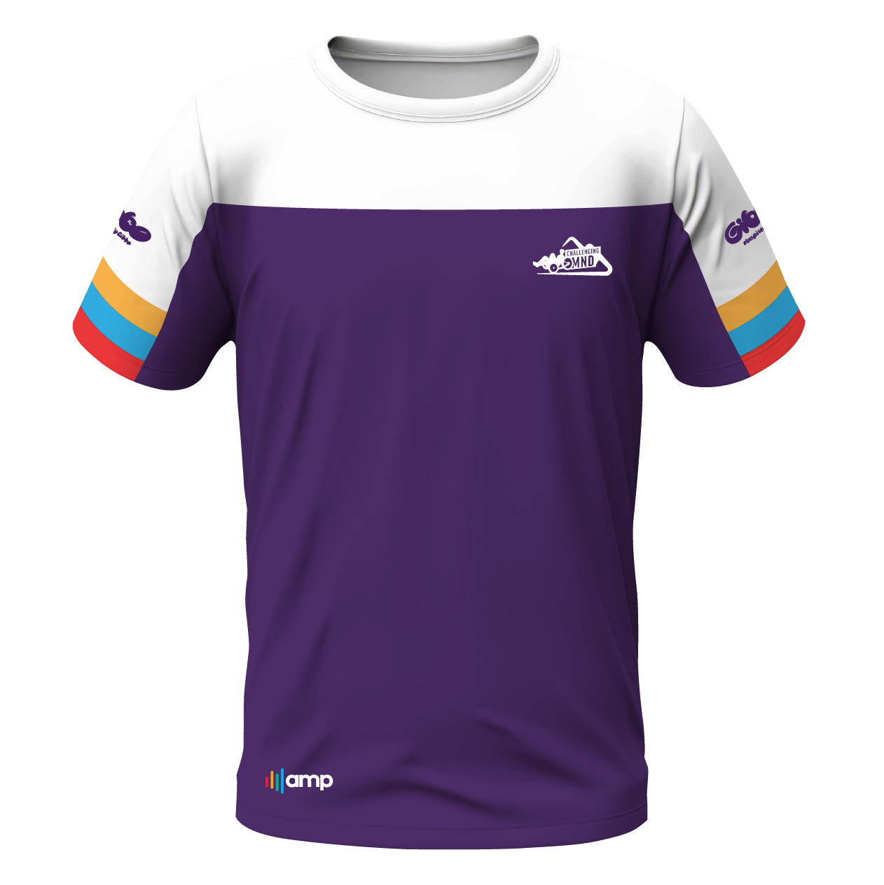Womens Performance Running Shirt - Stripe Design
