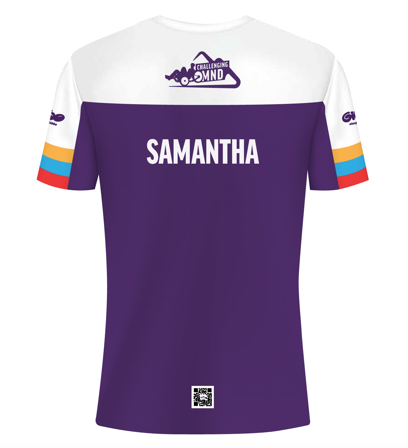 Womens Performance Running Shirt - Stripe Design